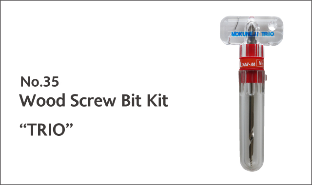 wood screw bit kit woody trio
