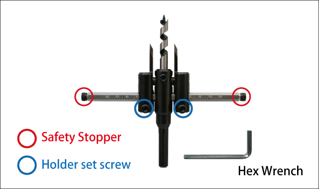 loosen the safety stopper