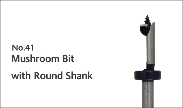 round shank mushroom bit