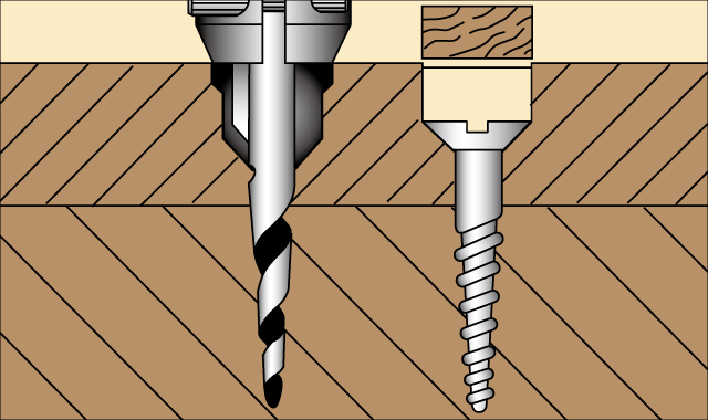 countersink with plug work