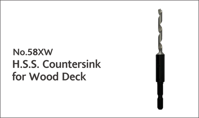 h.s.s.countersink for wooddeck