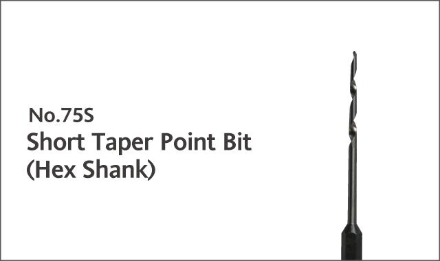 short taper point bit