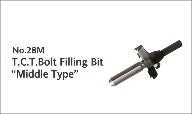 t.c.t.bolt filling bit middle type