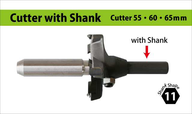 cutter with shank