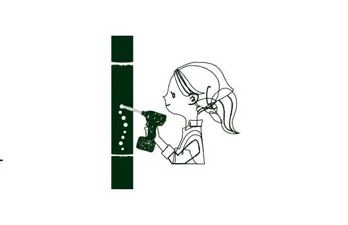 竹あかりと木工