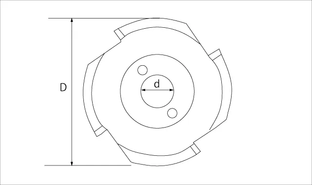 超硬エグリ・カッター寸法