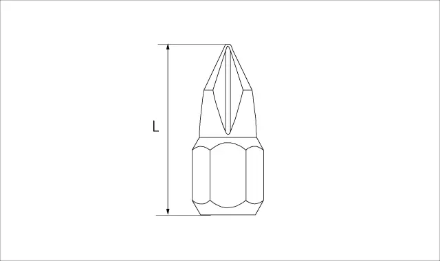 専用ビット寸法