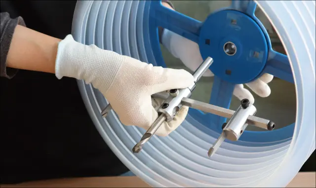 自在錐をセットする