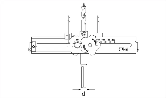 ワンタッチ自在錐寸法