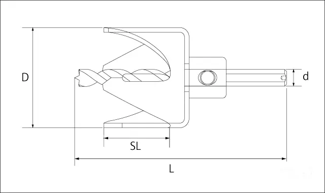 ロックオーガーカップ型寸法
