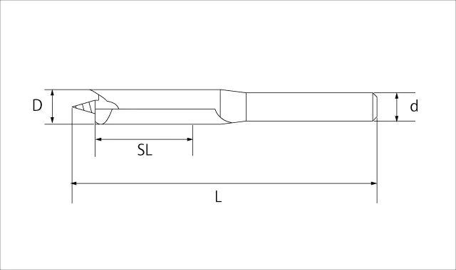 しいたけビット半月型寸法