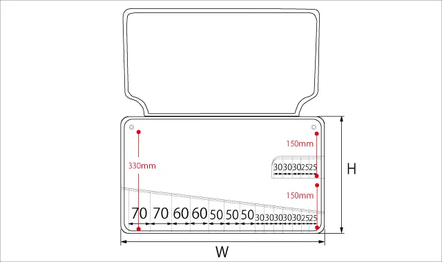 Drill Roll Bag寸法